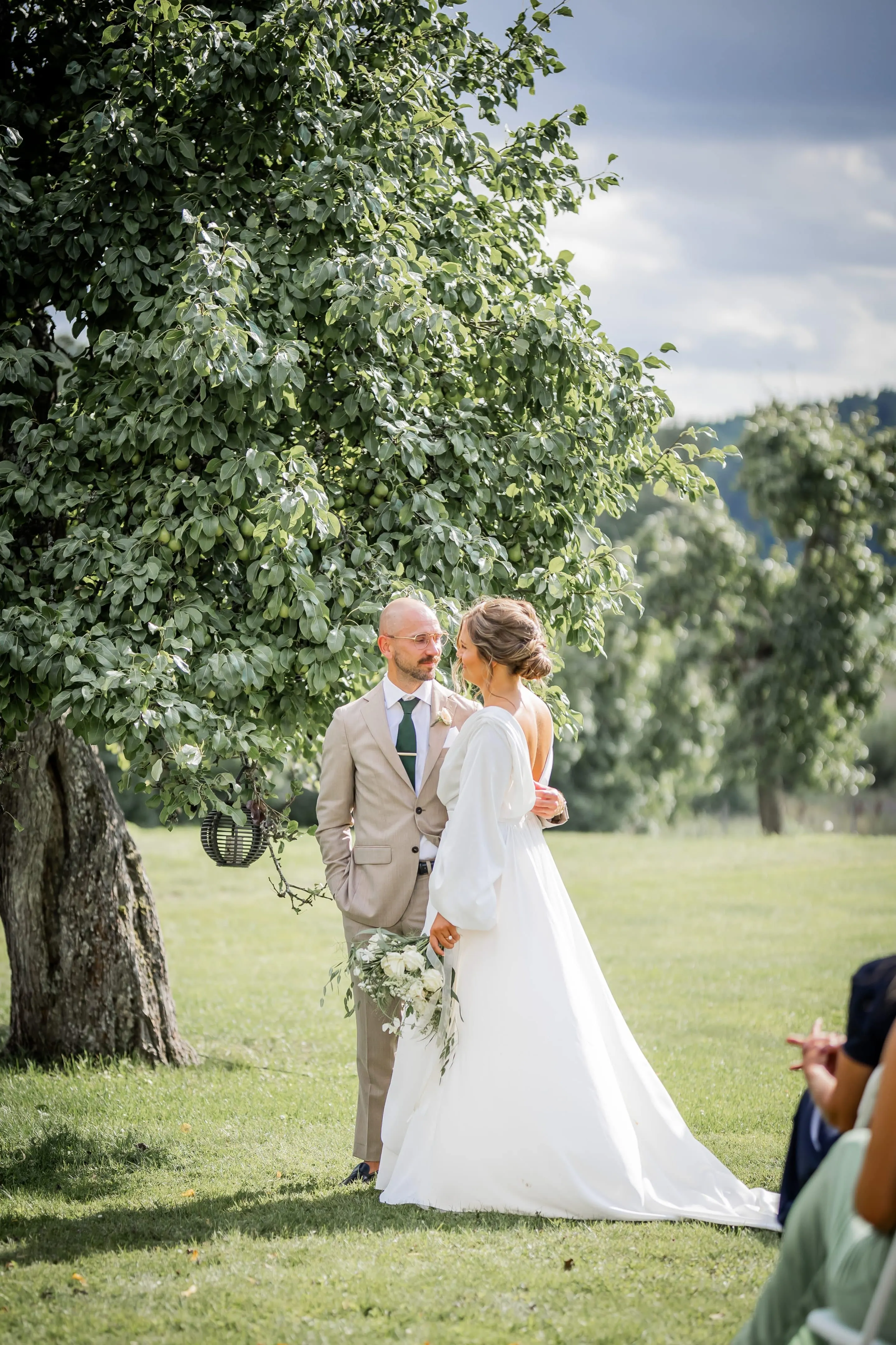 Bröllopspar vid Thoresta