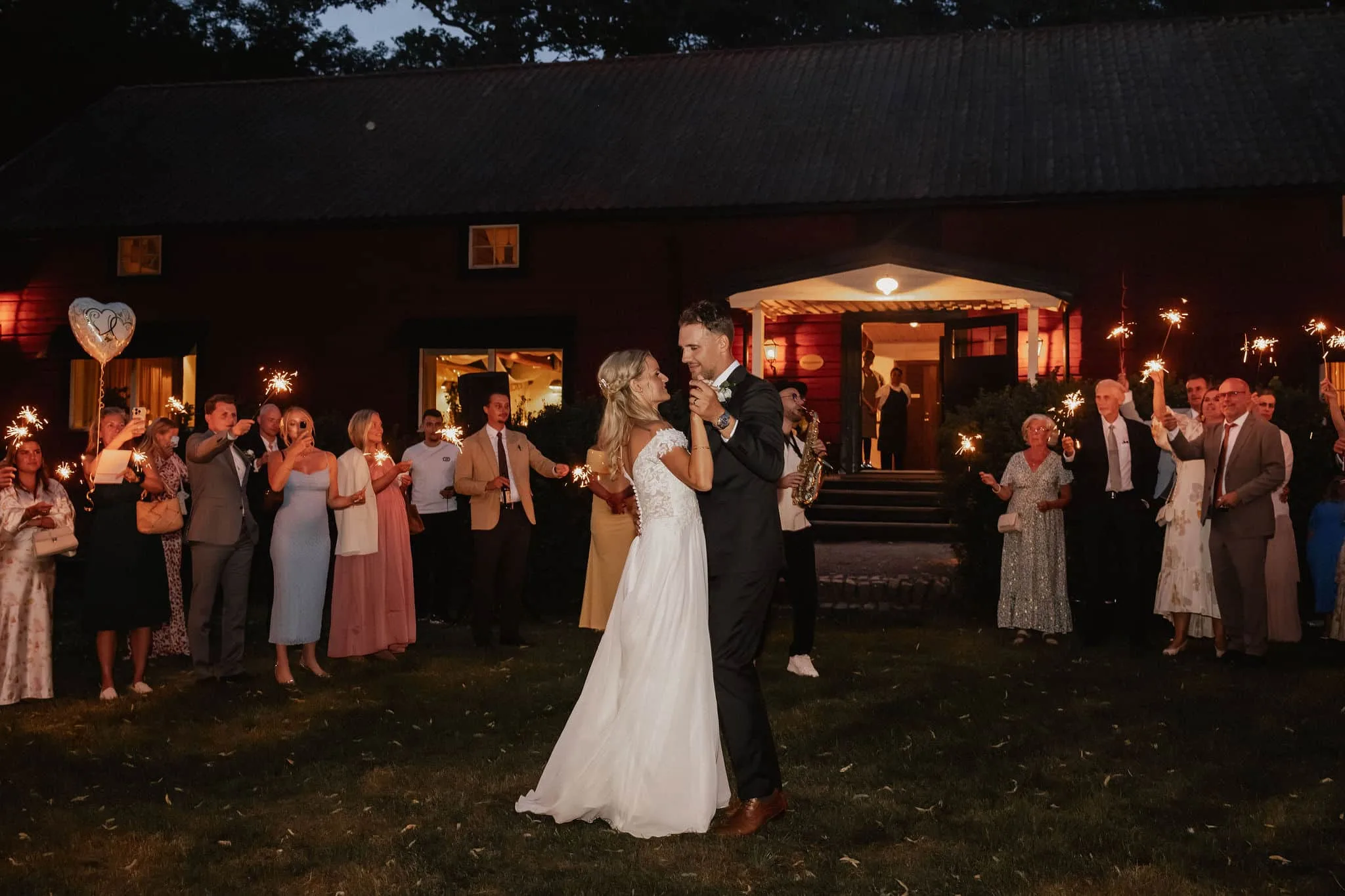 Bröllopsbilder från Thoresta Herrgård