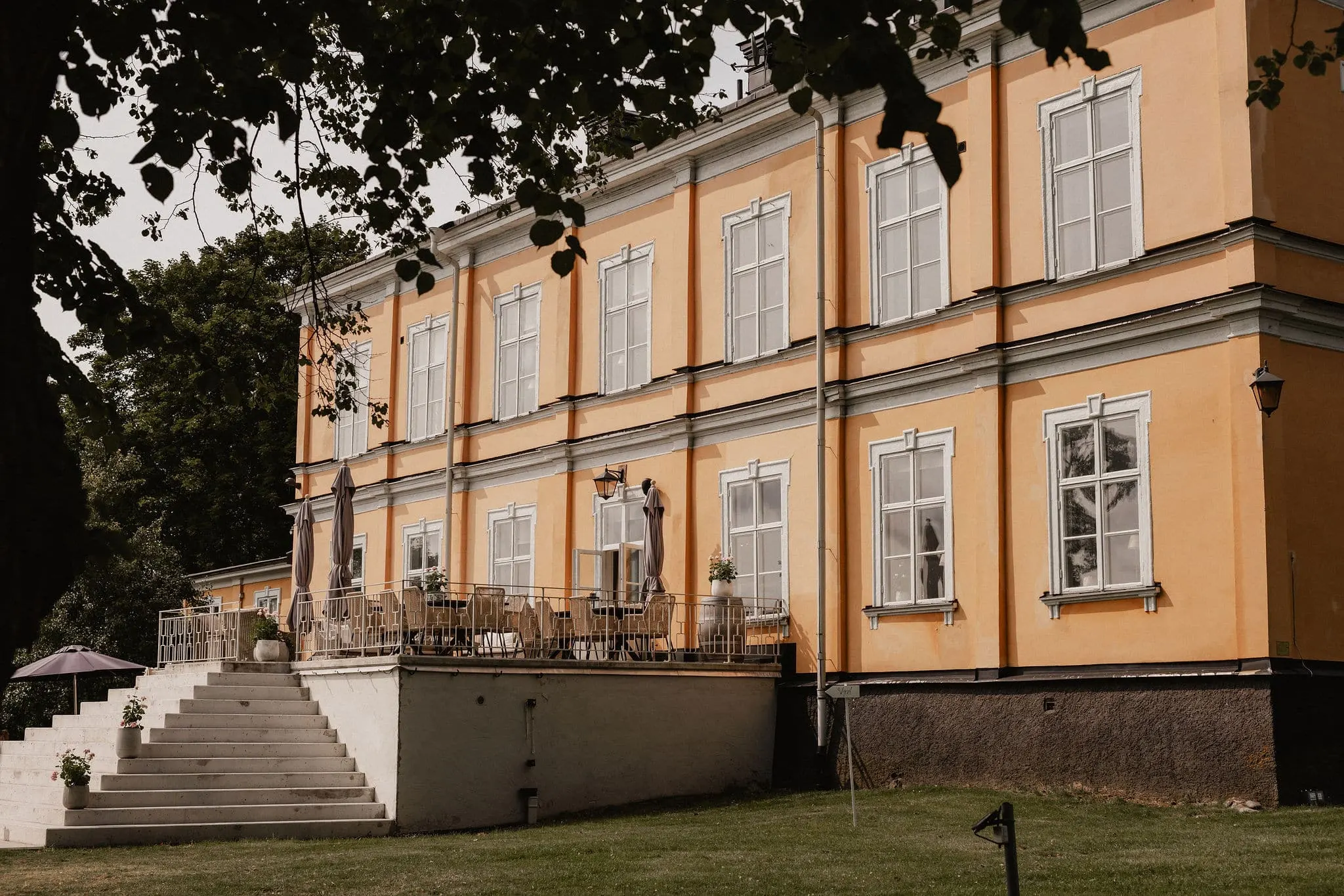 Thoresta Herrgård exteriör bröllop