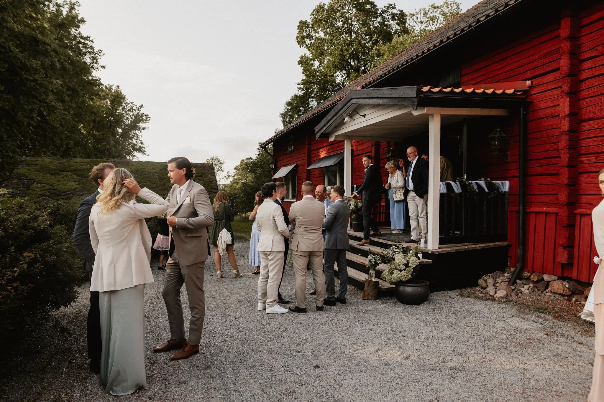 Brudklänning på Ören