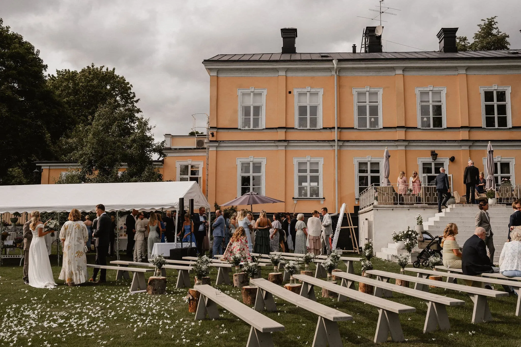 Terrassen vid herrgården