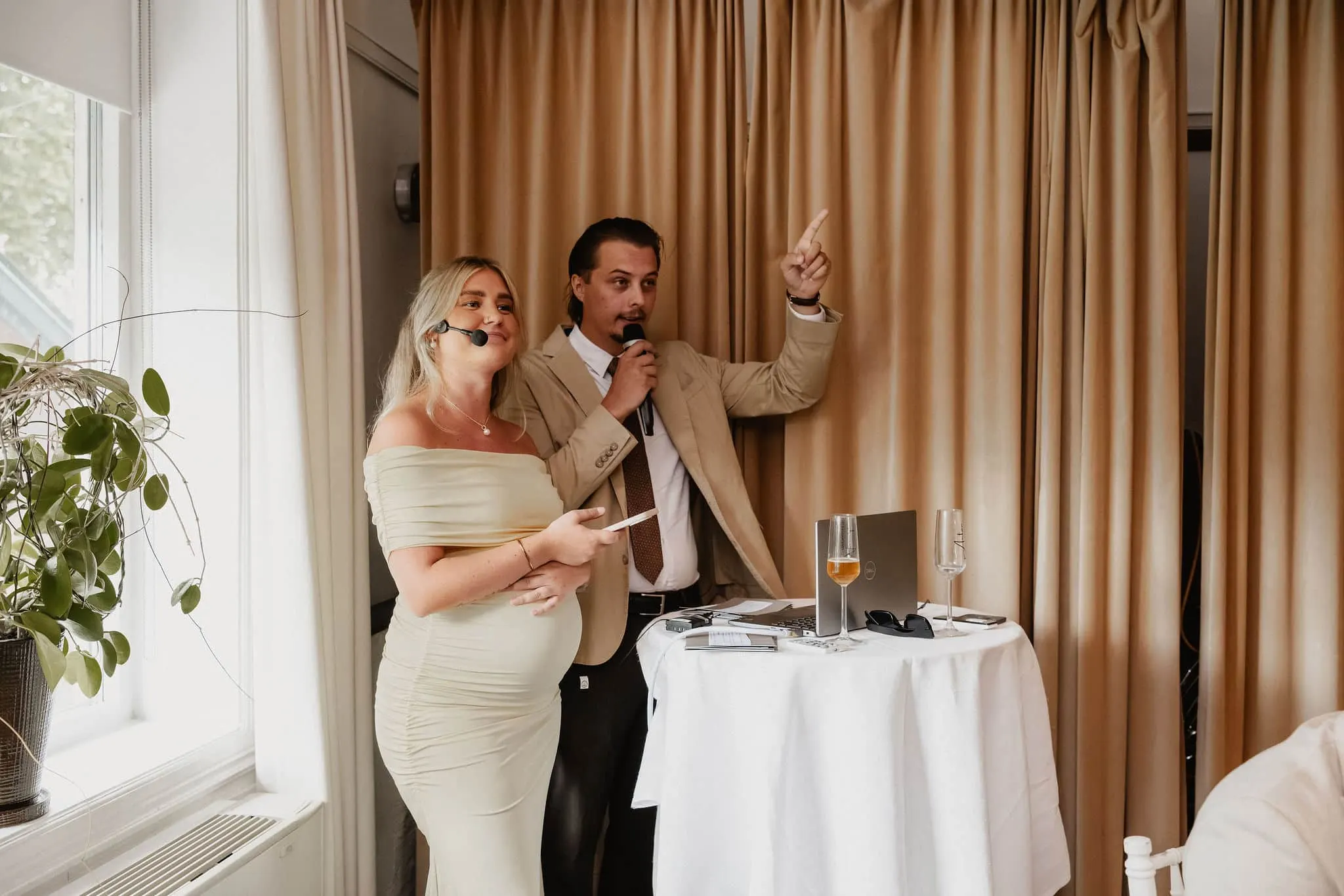 Terrassen nedanför herrgården