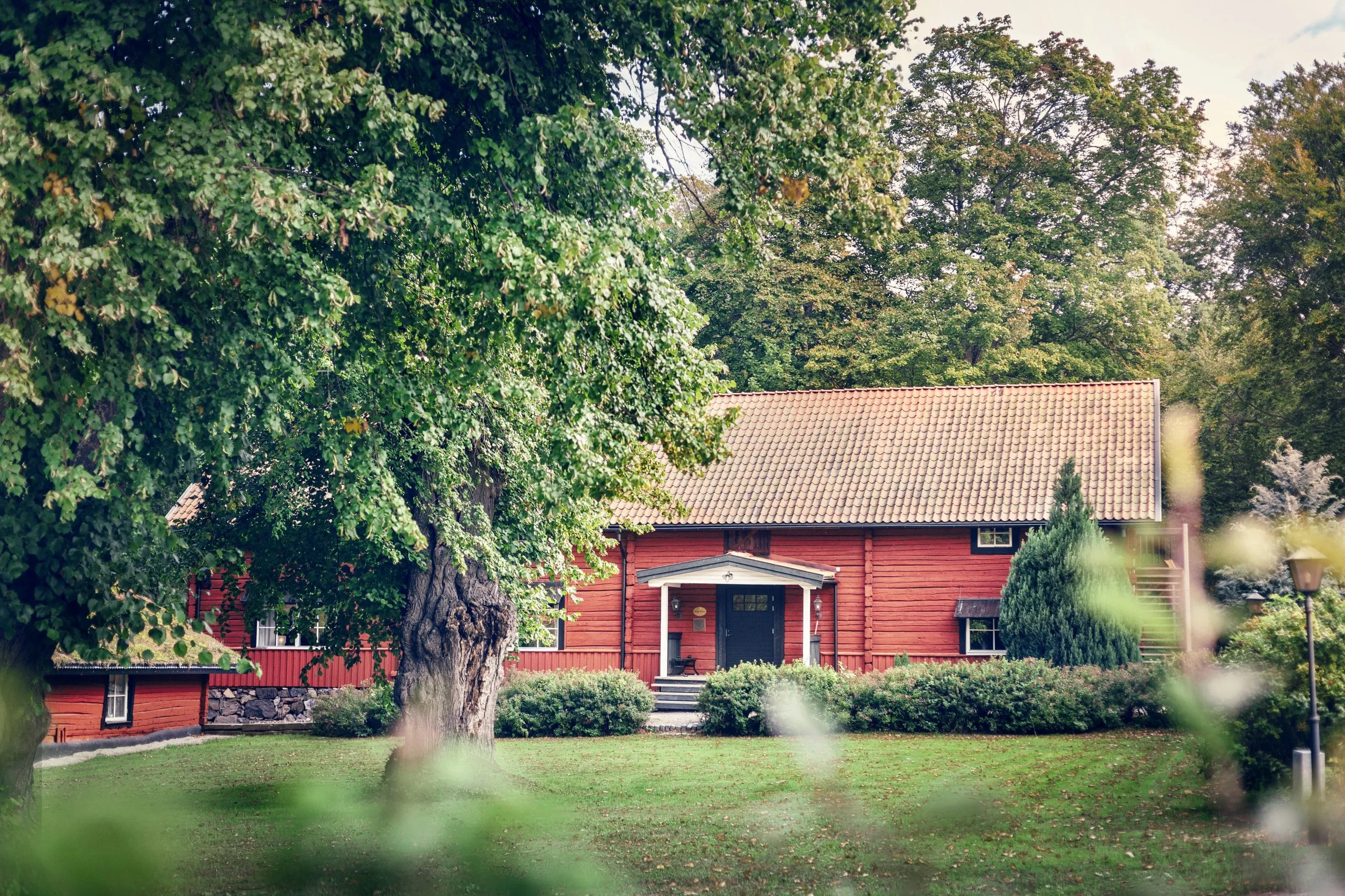 Magasinet exteriört – konferenslokal på Thoresta Herrgård