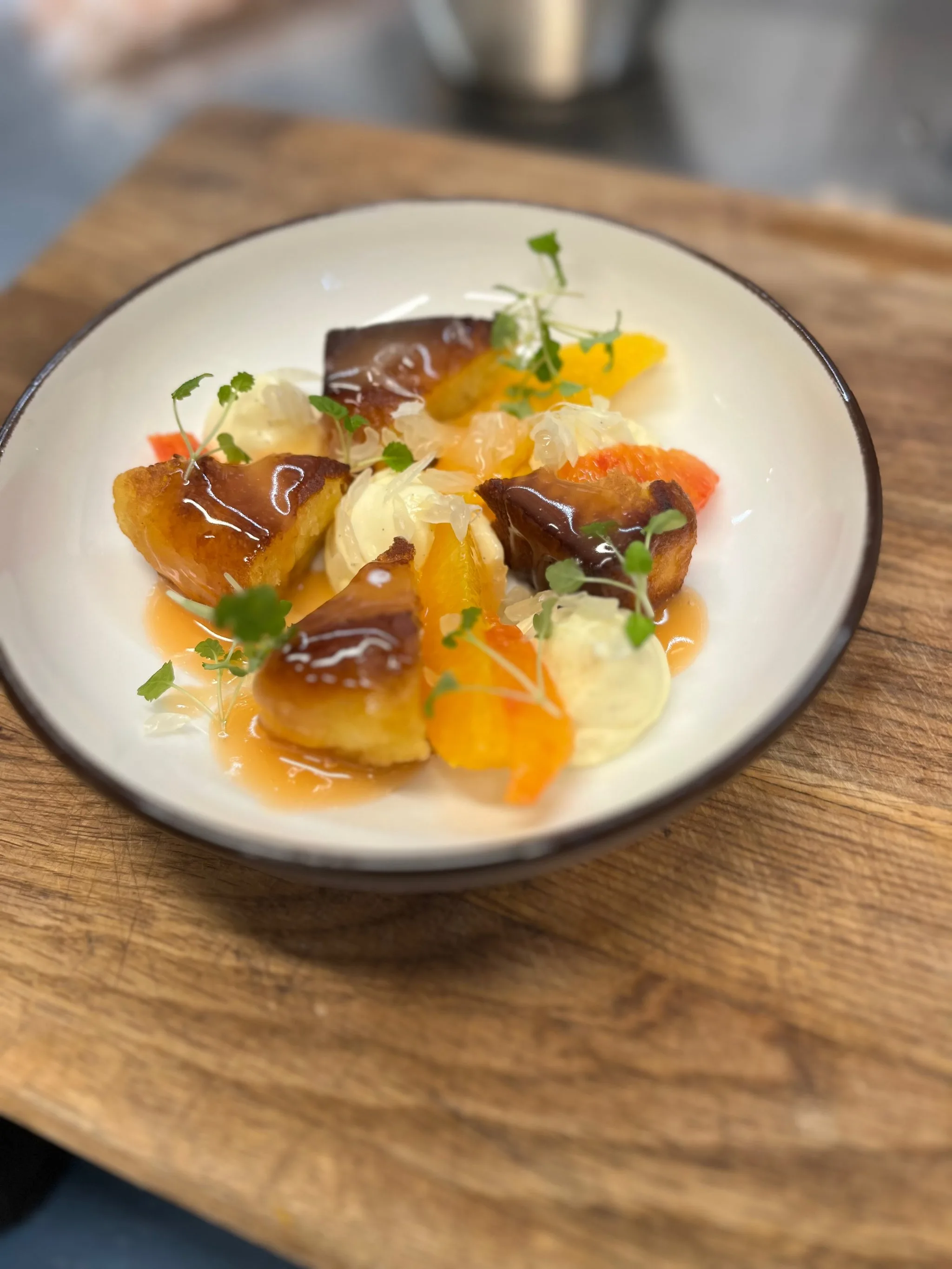 Maträtt från Thoresta Herrgård 5