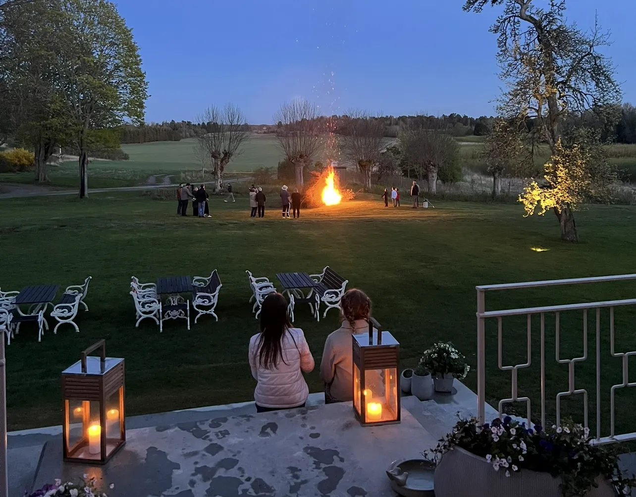 Valborg celebration at Thoresta Herrgård
