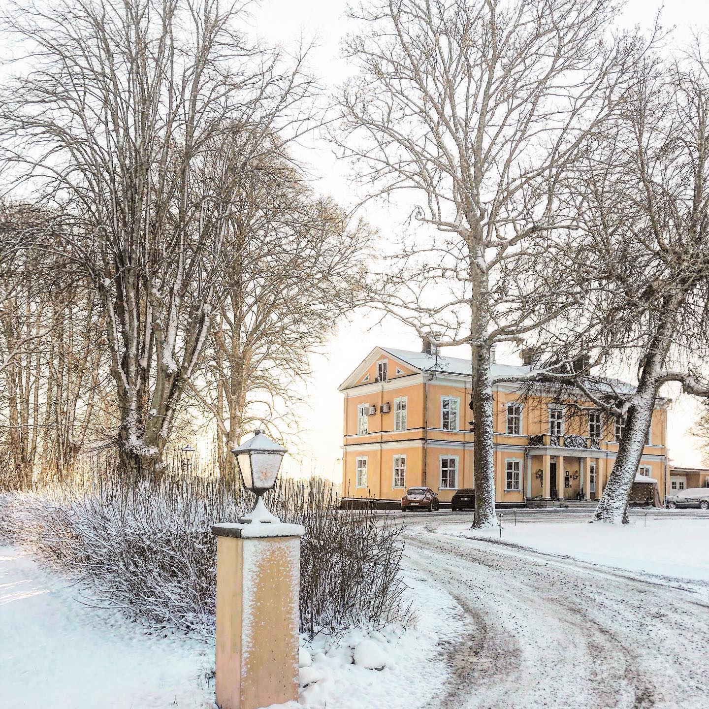 Thoresta Herrgård vintervintage entré