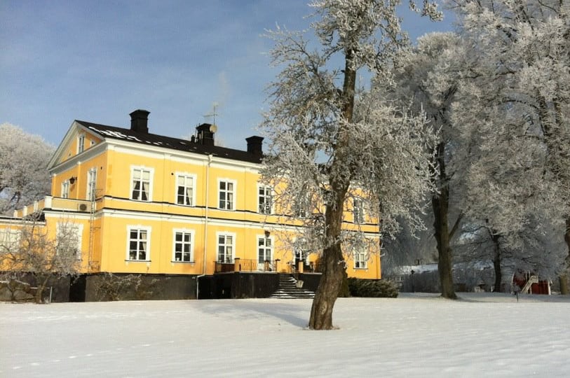 Thoresta Herrgård vinter på Herrgården